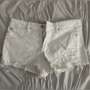 Articles of Society White Jean Shorts